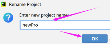 pycharm如何重命名项目?pycharm重命名项目的方法