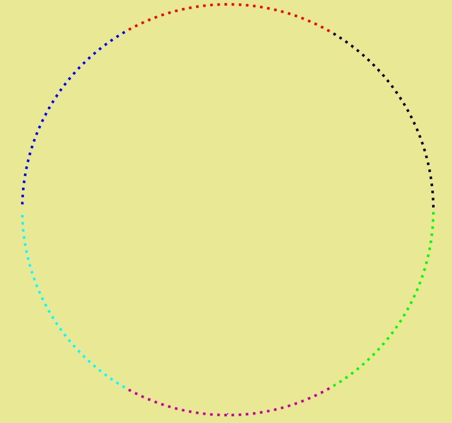 fireworks8平分一个圆形的操作方法