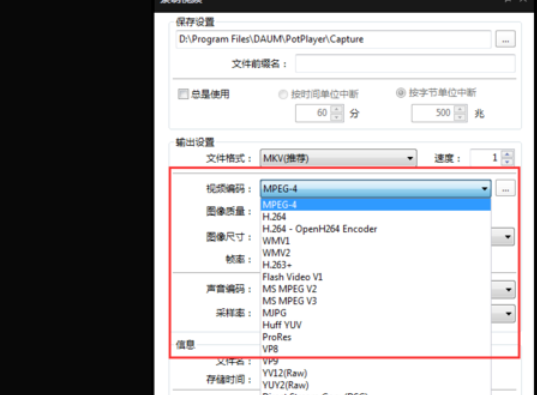 PotPlayer截取视频片段的使用方法