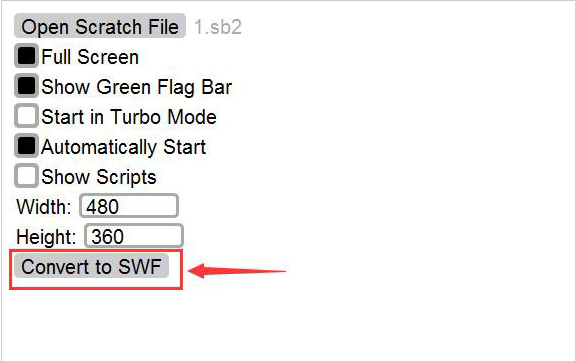 scratch如何转换swf格式?scratch转换swf格式方法步骤