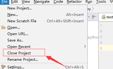 pycharm如何关闭项目？pycharm关闭项目的方法