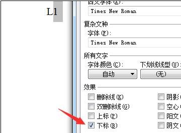 word 2010输入下角标的操作步骤