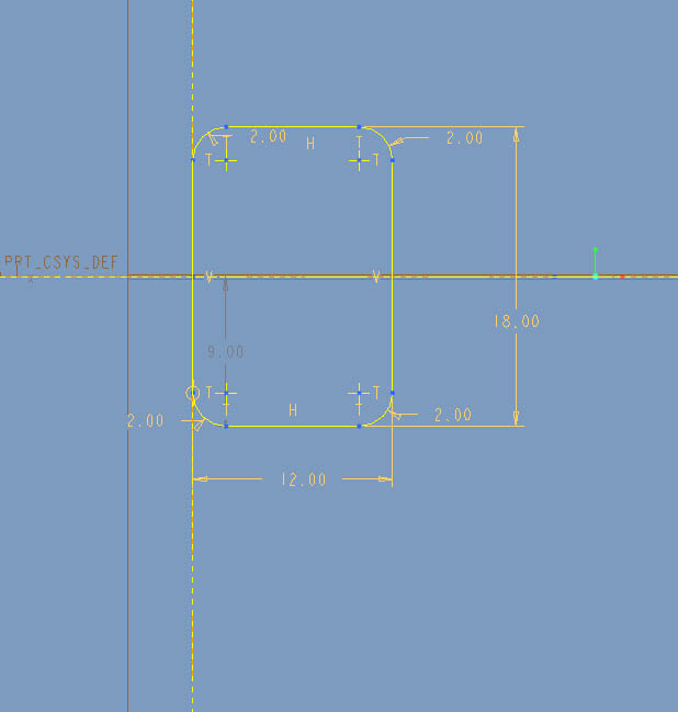 Proe使用扭曲建模灯饰的详细步骤
