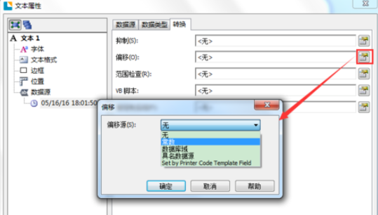 BarTender指定日期时间的设置方法
