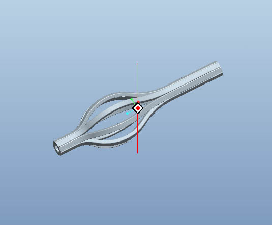 Proe使用扭曲建模灯饰的详细步骤