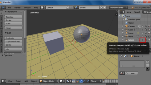 Blender设置物体无法渲染的具体操作方法