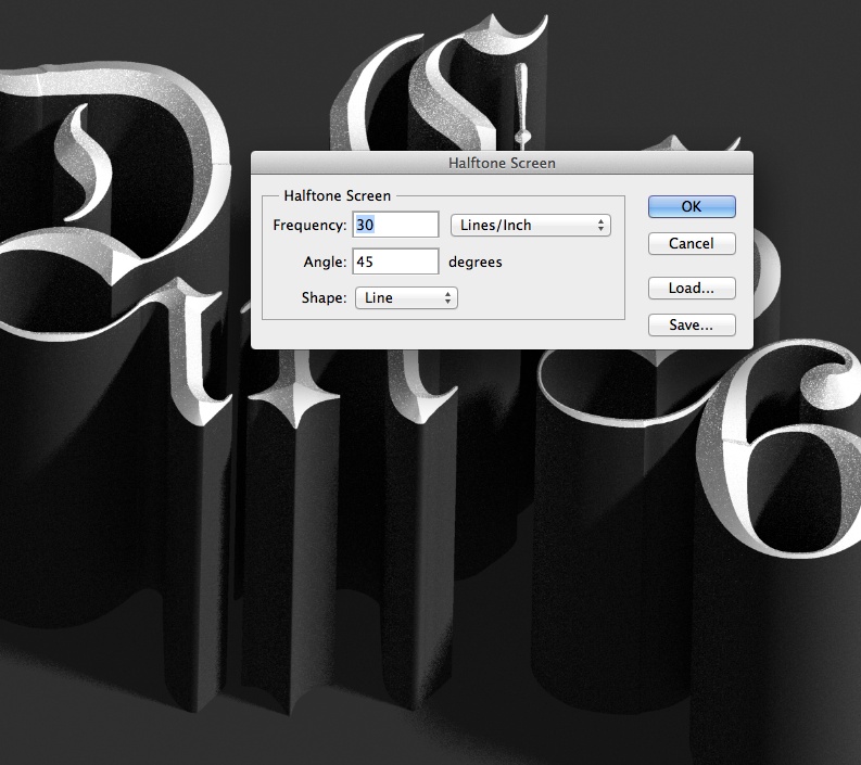photoshop cs6制作立体3D字母的操作步骤