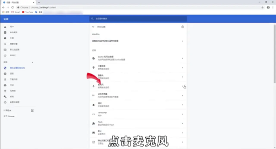 Google浏览器如何设置麦克风?Google浏览器设置麦克风的方法
