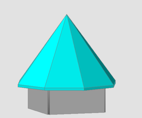 天正建筑2014设计攒尖屋顶的方法步骤