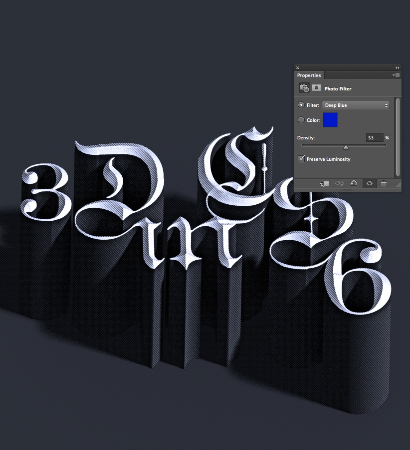 photoshop cs6制作立体3D字母的操作步骤