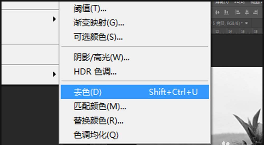 Adobe Photoshop快速制作黑白图片的操作步骤