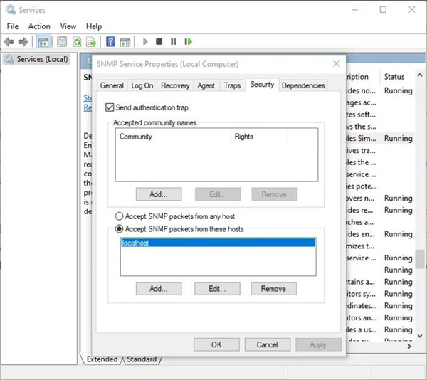 Win11怎么开启SNMP服务？Win11开启和配置SNMP服务的方法