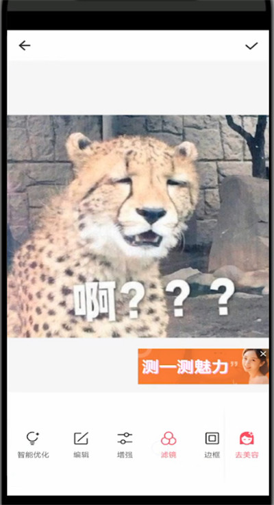 美图秀秀中黑白滤镜的方法步骤