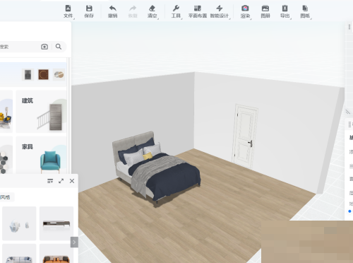酷家乐怎么更换床上用品的材质?酷家乐更换床上用品的材质方法