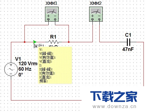 multisim中如何使用探针检测和显示电压和电流？multisim中使用探针检测和显示电压和电流的步骤教程