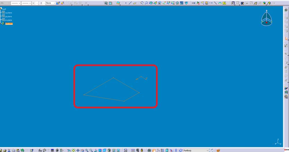 Catia创建一个旋转体零件模型的操作方法