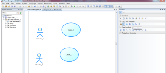 Power Designer创建用例模型的操作过程