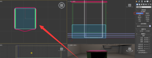 3Ds Max绘制床头柜的操作方法