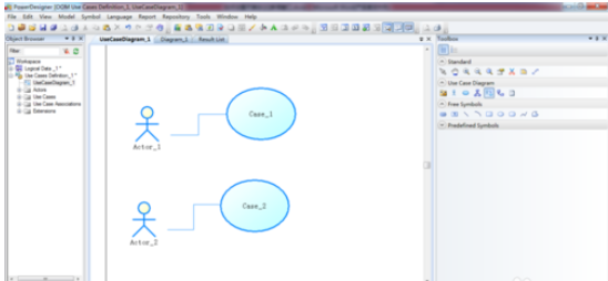 Power Designer创建用例模型的操作过程