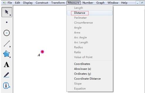 几何画板度量两点间的距离的方法