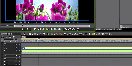 edius为部分素材加上模糊特效的操作方法