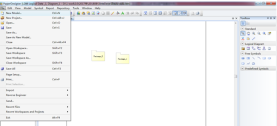 Power Designer创建用例模型的操作过程