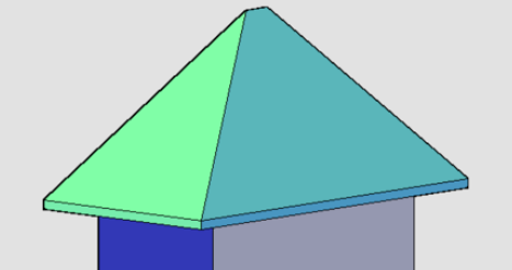 天正建筑2014设计矩形屋顶的方法步骤