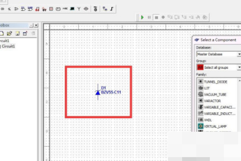 multisim怎么绘制BZV55-C11二极管?multisim绘制BZV55-C11二极管教程