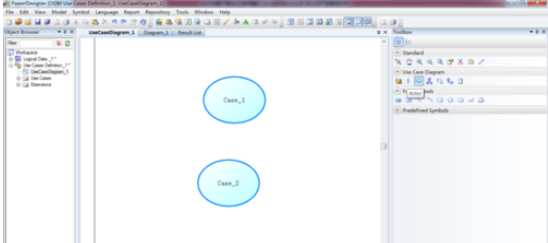 Power Designer创建用例模型的操作过程