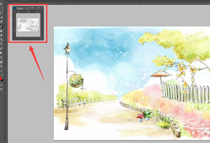 ps黑白观察层怎么看？ps创建黑白实时画板步骤介绍