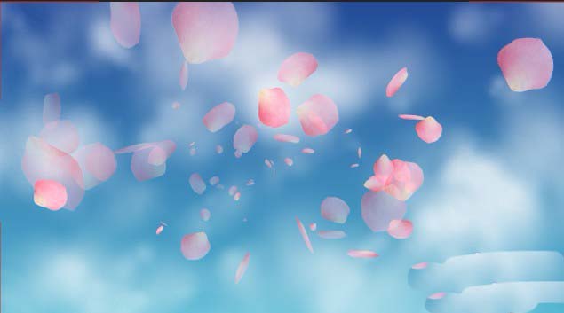 AE制作爱情公寓片头花瓣飘落效果的操作步骤