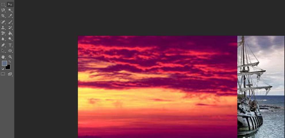 photoshop cs6给海盗船合成黄昏特效的图文操作步骤