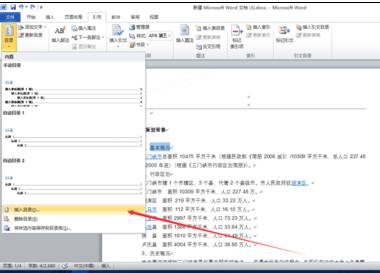 Word 2010中编辑目录的详细方法