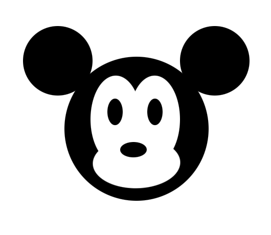 Photoshop设计米老鼠头像的操作过程