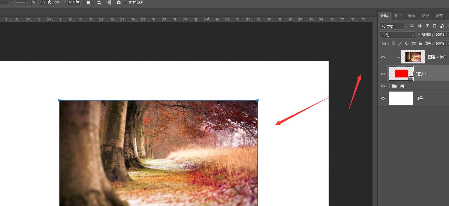 Photoshop怎么制作矩形形状图片 Photoshop制作矩形形状图片的方法