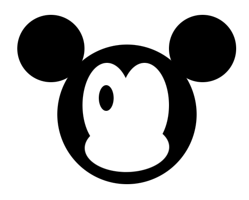 Photoshop设计米老鼠头像的操作过程