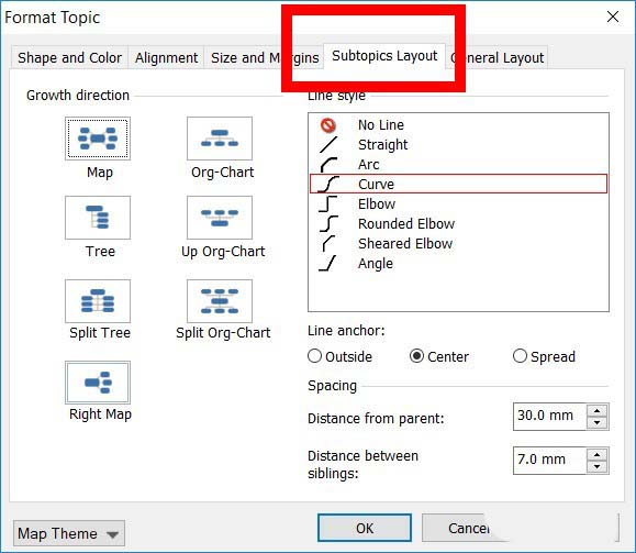 mindmanager调整项目间距的操作教程