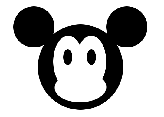 Photoshop设计米老鼠头像的操作过程